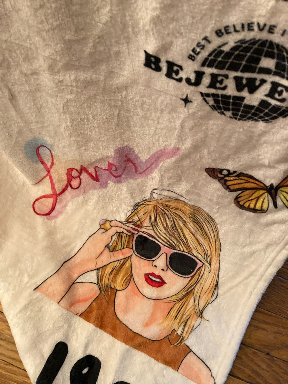 Taylor Swift Eras Themed Graphic Throw Blanket - Picture 6 of 9